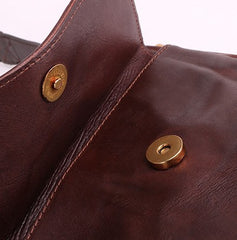 Cool Leather Small Side Bag Messenger Bag Small Shoulder Bags For Men - iwalletsmen