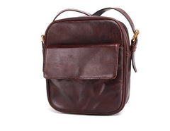 Cool Leather Small Side Bag Messenger Bag Small Shoulder Bags For Men - iwalletsmen