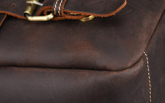 Cool Leather Mens Vintage Briefcases Work Bag Business Bag Handbag Laptop Bag For Men - iwalletsmen