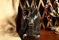Cool Mens Leather Handbag Messenger Bag Cross Body Bags For Men - iwalletsmen