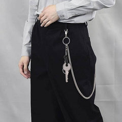 Cool Womens Mens Big Key Pants Chain Jeans Chain Jean Chain Biker Wallet Chain For Women - iwalletsmen
