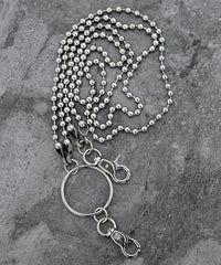 Stylish Men's Womens Double Bead Stainless Steel Pants Chain Biker Wallet Chain For Men - iwalletsmen