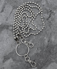 Fashion Men's Womens Double Bead Stainless Steel Pants Chains Biker Wallet Chain For Men - iwalletsmen