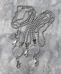 Fashion Men's Womens Double Bead Stainless Steel Pants Chains Biker Wallet Chain For Men - iwalletsmen