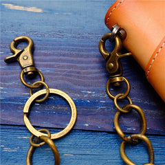 Badass Men's Brass Pants Chain Jeans Chain Jean Chain Punk Fashion Gold Wallet Chains For Men - iwalletsmen
