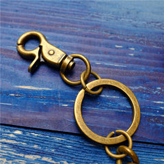 Cool Men's Brass Pants Chain Punk Fashion Gold Wallet Chains For Men - iwalletsmen