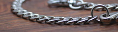 Cool Men's Handmade Silver Stainless Steel Pants Chain Biker Wallet Chain For Men - iwalletsmen