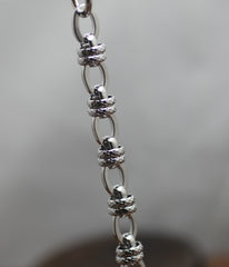 Cool Men's Handmade Stainless Steel Silver Biker Wallet Chain Pants Chain For Men - iwalletsmen