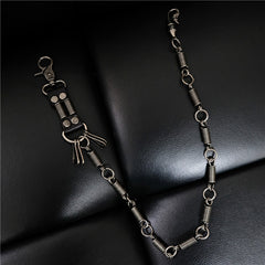 Cool Men's Silver Long Pants Chain Punk Long Biker Wallet Chain For Men - iwalletsmen