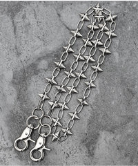 Cool Men's Spike Hip Hop Long Stainless Steel Pants Chain Biker Wallet Chain For Men - iwalletsmen