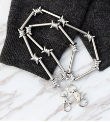 Cool Men's Rock Puck Long Stainless Steel Pants Chain Biker Wallet Chain For Men - iwalletsmen
