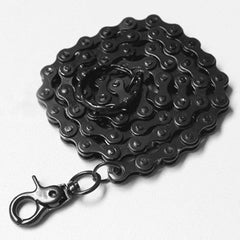 Cool Men's Women's Black Bike Chain Long Biker Wallet Chain Pants Chain For Men - iwalletsmen