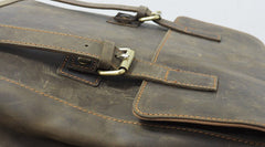 Cool Mens Leather 15inch Laptop Backpack Travel Backpack Leather School Backpacks for Men - iwalletsmen