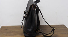 Cool Mens Leather 15inch Laptop Backpack Travel Backpack Leather School Backpacks for Men - iwalletsmen
