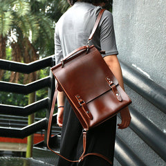 Cool Mens Leather Backpacks Travel Backpack School Backpacks for Men - iwalletsmen