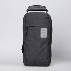 Cool Oxford Fabric Men's Black Chest Bag One Shoulder Backpack Sling Bag For Men - iwalletsmen
