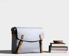 Cool Oxford Cloth Gray Men's Shoulder Bag Messenger Bag Side Bag For Men - iwalletsmen