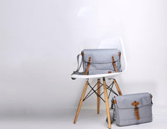 Cool Oxford Cloth Gray Men's Shoulder Bag Messenger Bag Side Bag For Men - iwalletsmen