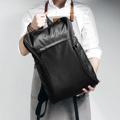 Cool Nylon Cloth Men's Black Large Computer Backpack Travel Bag For Men - iwalletsmen