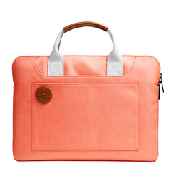 Cool Oxford Cloth PVC Women Orange 13.3‘’ Briefcase Business Computer Handbag For Women - iwalletsmen