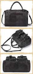 Vintage Leather Men's Small Messenger Bag Handbag Shoulder Bag For Men - iwalletsmen