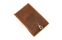Cool Leather Men's Cell Phone Holsters Belt Pouch Belt Bag Waist Bag For Men - iwalletsmen