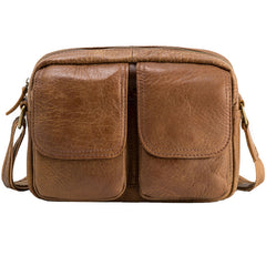 Cool Small Leather Mens Shoulder Bags Messengers Bag for Men - iwalletsmen