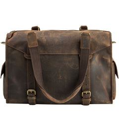 Cool Vintage Leather Mens Weekender Bag Travel Bags Shoulder Bags for men - iwalletsmen
