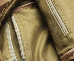 Cool Brown Mens Small Backpacks Vintage School Backpack Travel Backpack Bags for Men - iwalletsmen