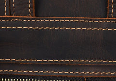 Cool Brown Leather Mens Backpack School Backpack Satchel Backpack for Men - iwalletsmen