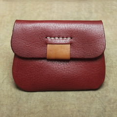 Handmade Small Slim Leather Men's Wallet Coin Holder Card Holder For Men - iwalletsmen