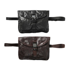 DISTRESSED BROWN LEATHER MEN'S Side BAG 10 inches MESSENGER BAG Leather Coffee Courier BAGs FOR MEN - iwalletsmen