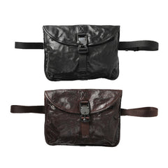 DISTRESSED BROWN LEATHER MEN'S Side BAG 10 inches MESSENGER BAG Leather Coffee Courier BAGs FOR MEN - iwalletsmen