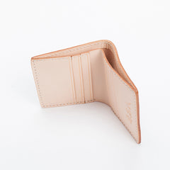 Handmade Dark Brown Leather Mens billfold Wallet Bifold Front Pocket Small Wallet For Men - iwalletsmen