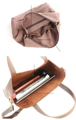 Dark Brown Vintage Leather Men Large Tote Bag Courier Tote Messenger Bag Tote For Men - iwalletsmen