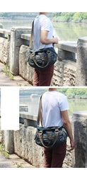 denim crossbody bag denim shoulder bag