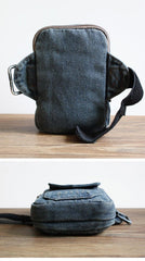 Blue Denim Cell Phone HOLSTER Arm Pouches for Men Arm Bags Arm HOLSTER For Men - iwalletsmen