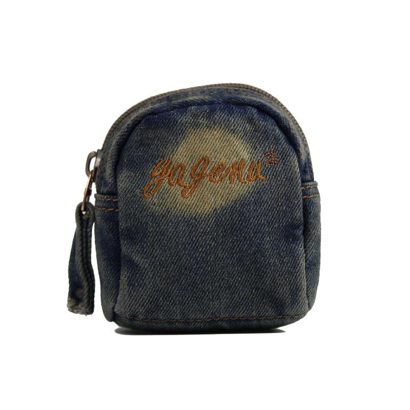 Denim  Womens Mens MIni Mobile Bag Wristlet Bags Jean Blue Clutch Purse For Women - iwalletsmen