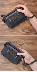 Denim Womens Mini Shoulder Bags Keys Coin Wallet Crossbody Bag Denim Wirstlet Purse