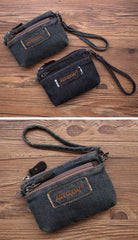 Denim Womens Mini Shoulder Bags Keys Coin Wallet Crossbody Bag Denim Wirstlet Purse