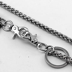 Cool Silver Axe Key Chain Long Wallet Chain BIker Wallet Chain Pants Chain For Men - iwalletsmen