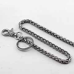 Cool Silver Axe Key Chain Long Wallet Chain BIker Wallet Chain Pants Chain For Men - iwalletsmen