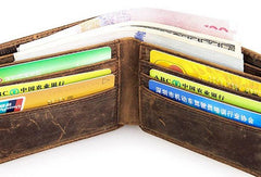 Dragon Leather Mens Wallets Alligator Pattern Cool billfold Slim Bifold Wallet Card Wallet Purse for Mens - iwalletsmen