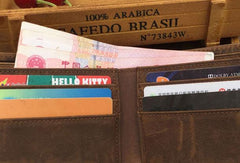 Dragon Leather Mens Wallets Alligator Pattern Cool billfold Slim Bifold Wallet Card Wallet Purse for Mens - iwalletsmen