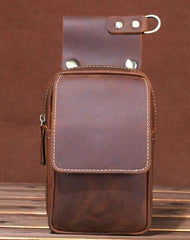 HANDMADE LEATHER MENS WAIST BAG HIP PACK BELT BAG FANNY PACK BUMBAG FOR MEN - iwalletsmen