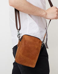 Leather Belt Pouch for Men Waist Bag BELT BAG Shoulder Bag For Men - iwalletsmen