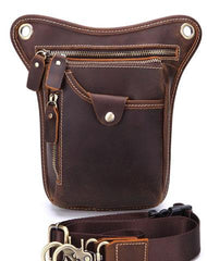 Leather BELT BAG Belt Pouch for men Cell Phone Holster Waist Bag Shoulder Bag For Men - iwalletsmen