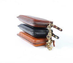 Fashion Black Leather Mens Long Wallet Brown Chain Wallet Biker Chain Wallet Clutch Men - iwalletsmen