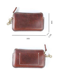 Fashion Black Leather Mens Long Wallet Brown Chain Wallet Biker Chain Wallet Clutch Men - iwalletsmen