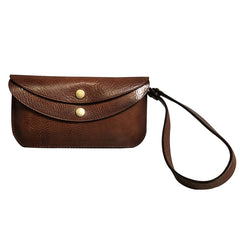 Fashion Black Leather Mens Long Wallet Wristet Wallets Clutch Black Wallet Phone Wallet For Men - iwalletsmen